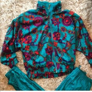 1900s track suit windbreaker jogger